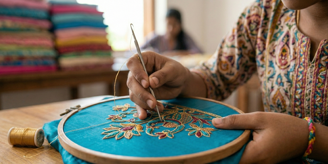 Embroidery Summer Camp in Trichy – Aari & Creative Stitching Camp 2026